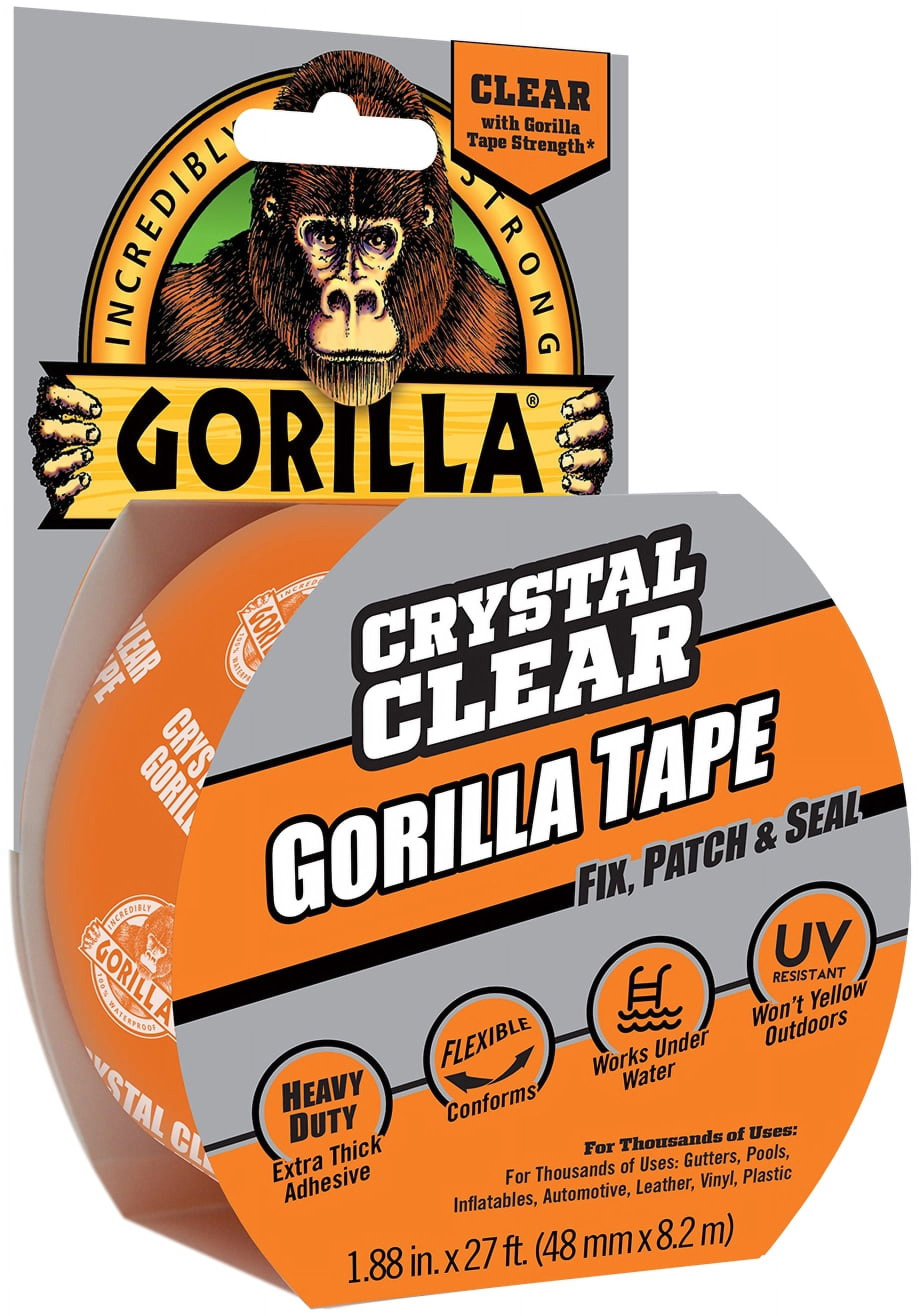 Gorilla 6027002 27 Ft. Clear Heavy Duty Repair Tape