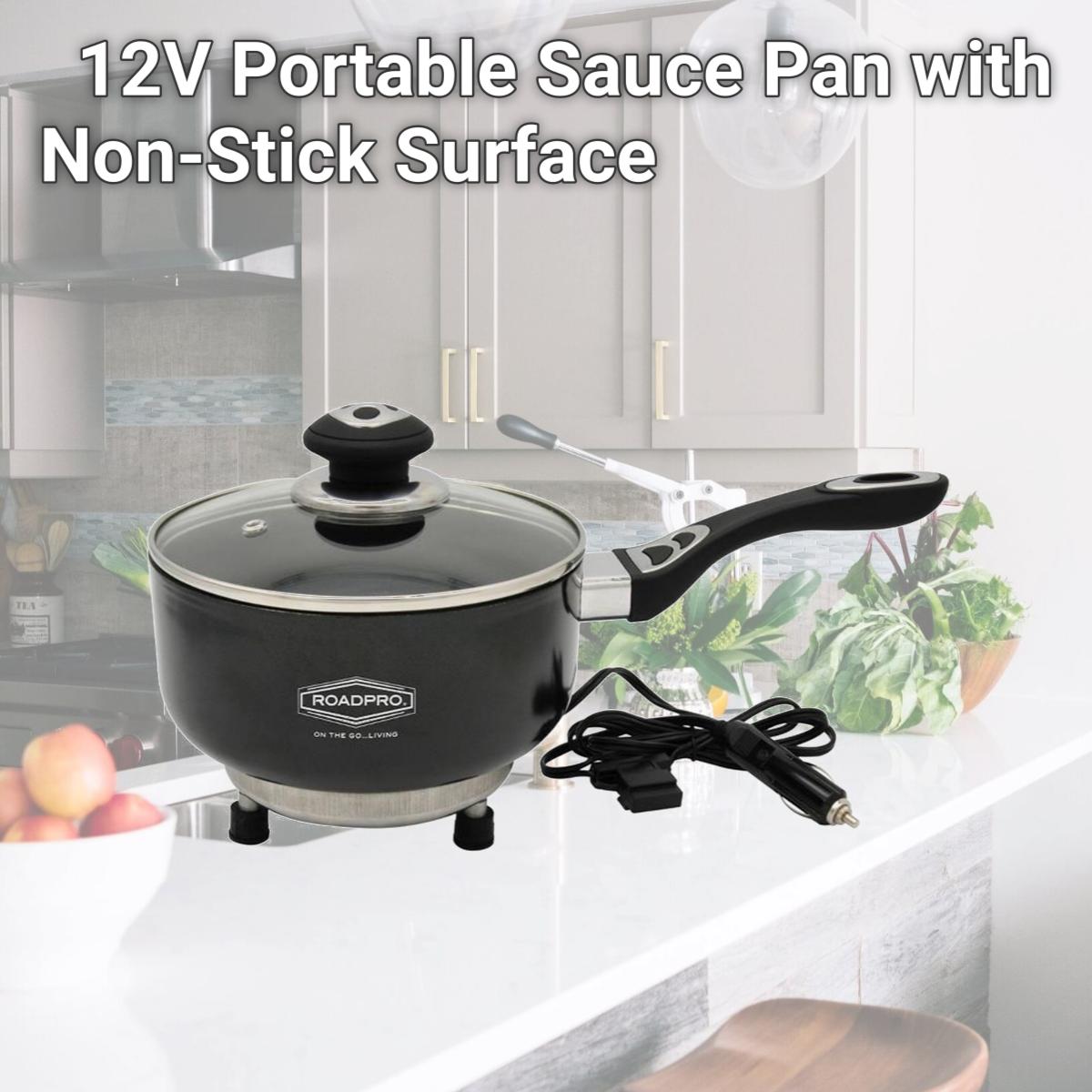 Picture of RoadPro RPSP225NS 12V Portable Sauce Pan with Non-Stick Surface