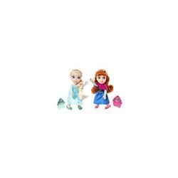 207201 Frozen Ana & Elsa Petite Dolls With Hard Bodice & Comb - Pack Of 8