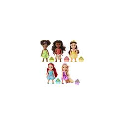 207231 Disney Princess Petite Doll Assortment With Hard Bodice & Comb - Pack Of 8