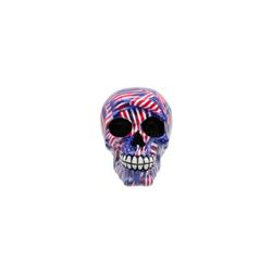 P754931 Skull With American Flag Design