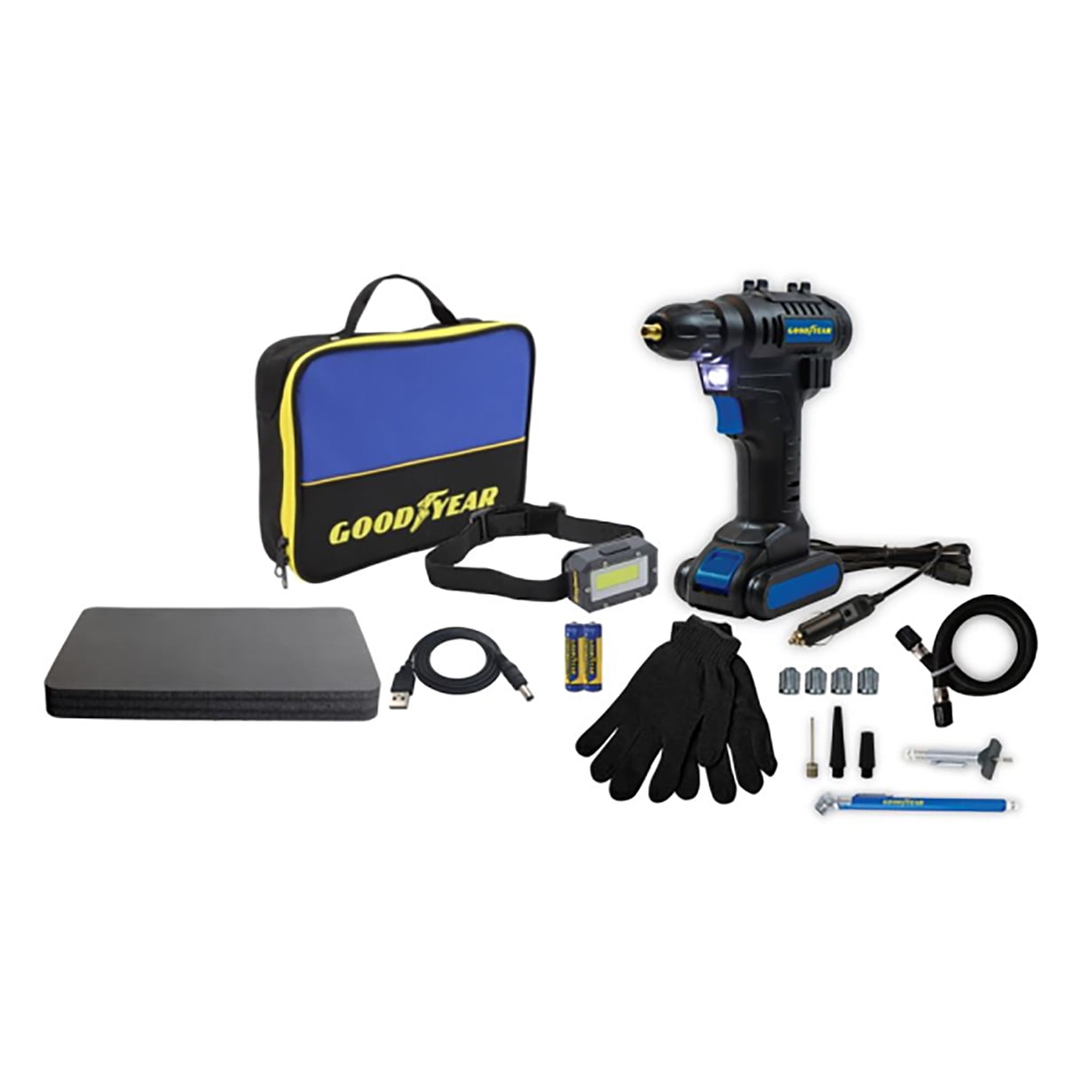 UPC 842190131979 product image for Goodyear GY3197 Rechargeable Tire Maintenance Kit | upcitemdb.com