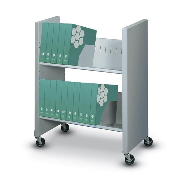 Datum Storage Bfc-5lep Basic File Cart - 2-shelf With Laminate Top & End Panels