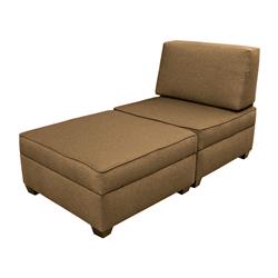 Mfcl30-bs 30 In. Chaise Lounge Storage Ottomans - Mocha