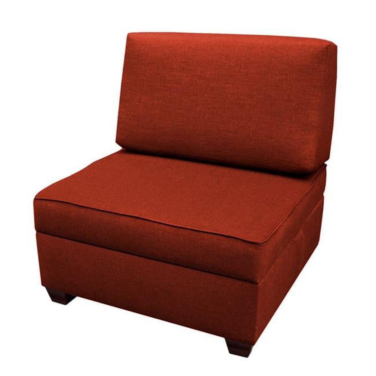 Mfch30-tc 30 In. Chair Plus 1 Bs Storage Ottomans - Brick