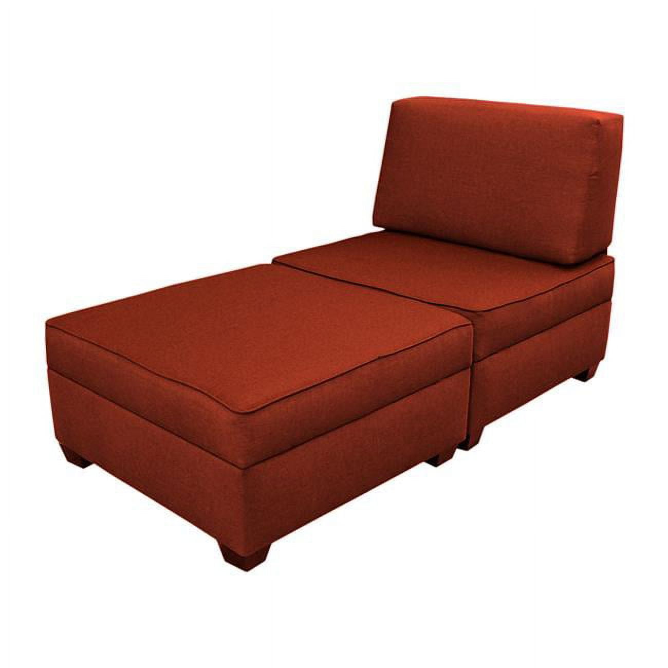 Mfcl30-tc 30 In. Chaise Lounge Storage Ottomans - Brick