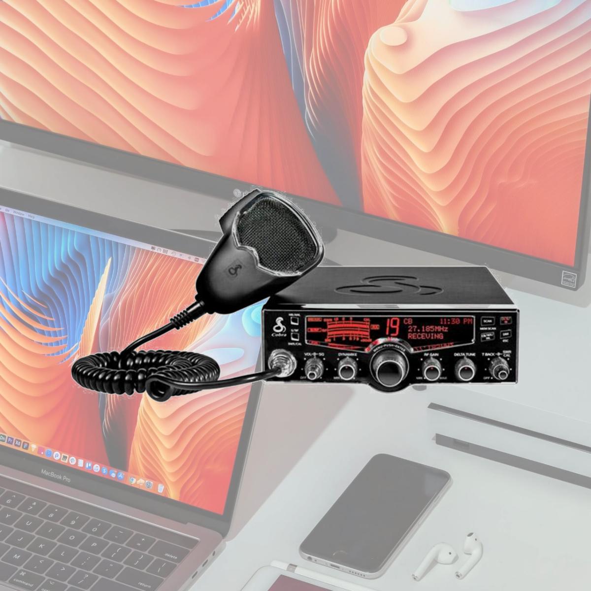 Picture of Cobra Full Featured CB Radio With Selectable 4-Color LCD Display