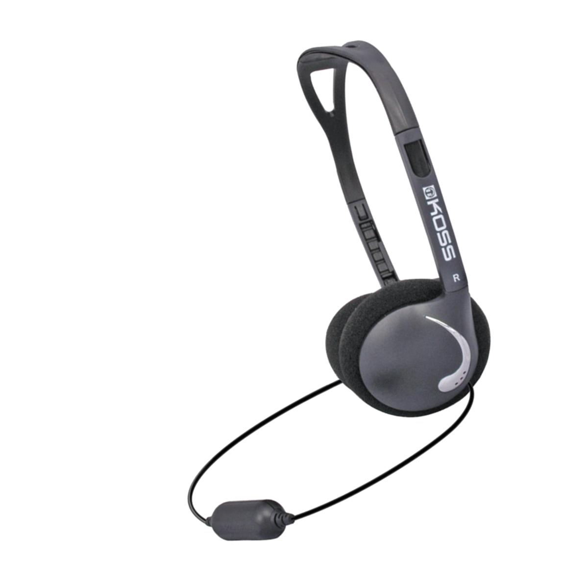 Picture of Koss KPH25K Black Ultra-lightweight Headphones with Folding Design