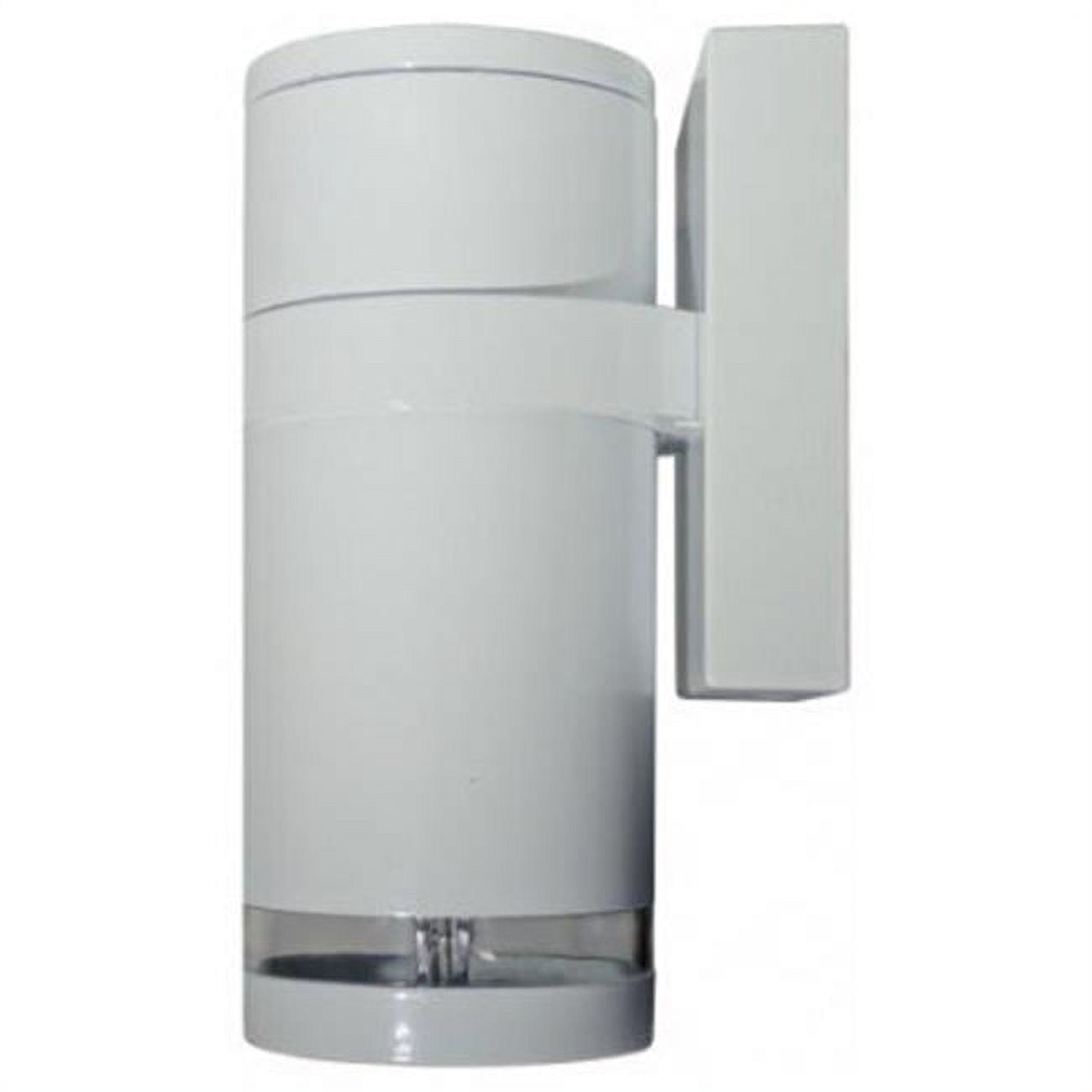 Dw3551-w Powder Coated Cast Aluminum Down Light Wall Fixture, White - 9.22 X 3.94 X 5.55 In.