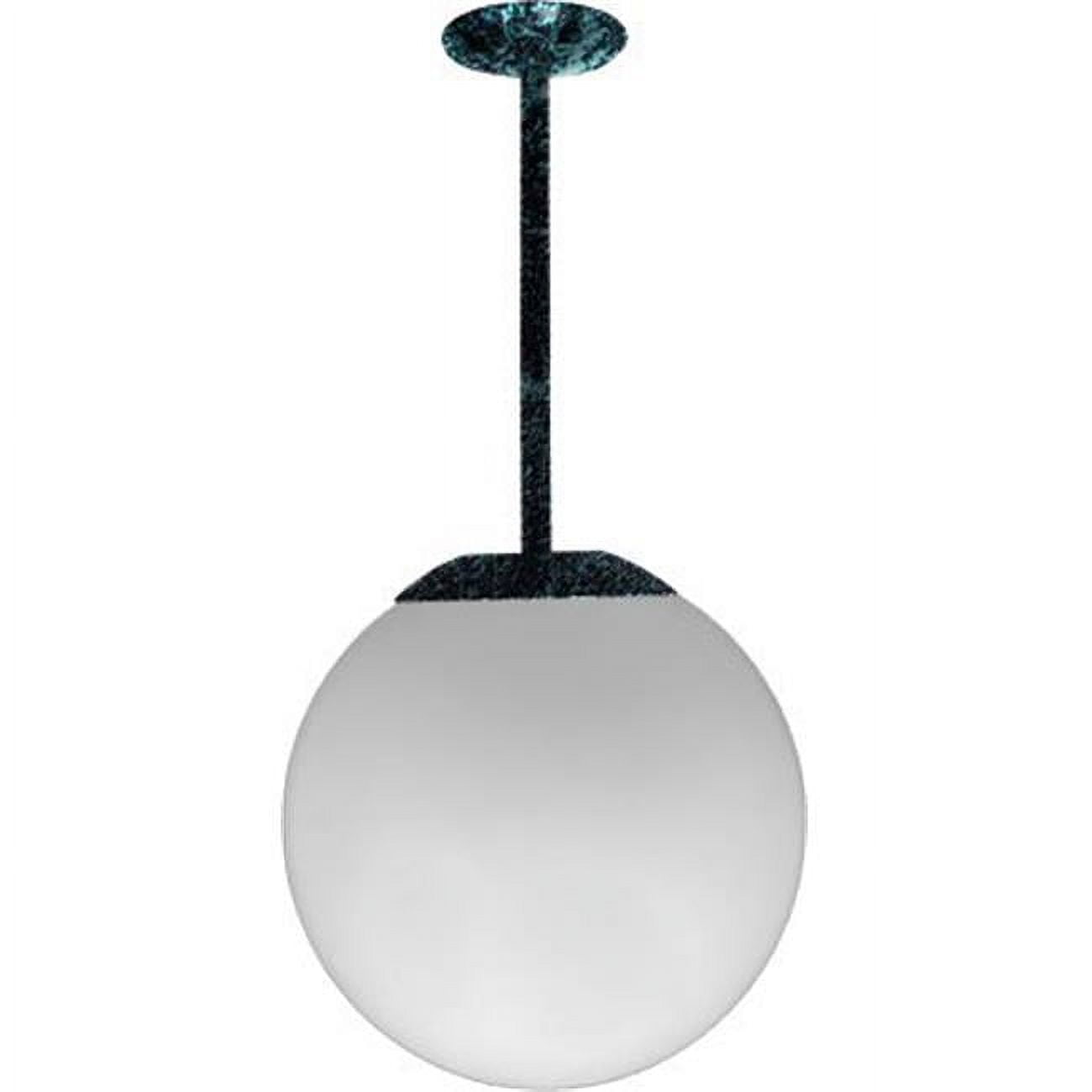D7515-12-vg 16 In. 120 V 50 Watts Ceiling Globe Fixture 12 In. Drop With Metal Halide Lamp, Verde Green
