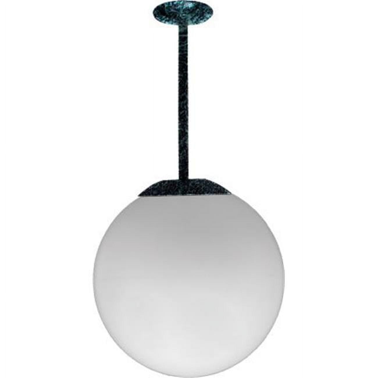 D7516-12-vg 18 In. 120 V 50 Watts Ceiling Globe Fixture 12 In. Drop With Metal Halide Lamp, Verde Green