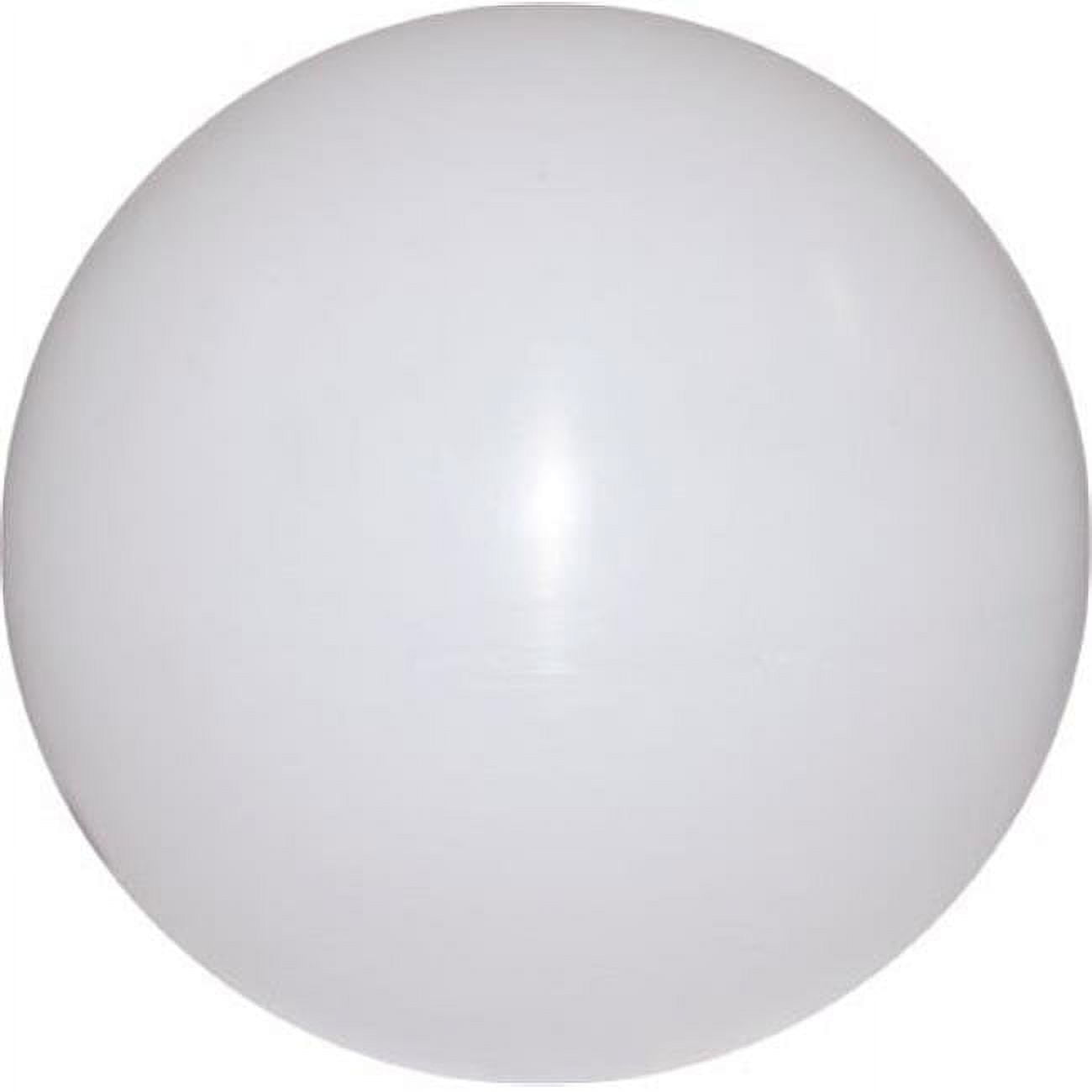 P-glb-62 13 In. X 5.25 In. Neckless Polyethylene White Globe
