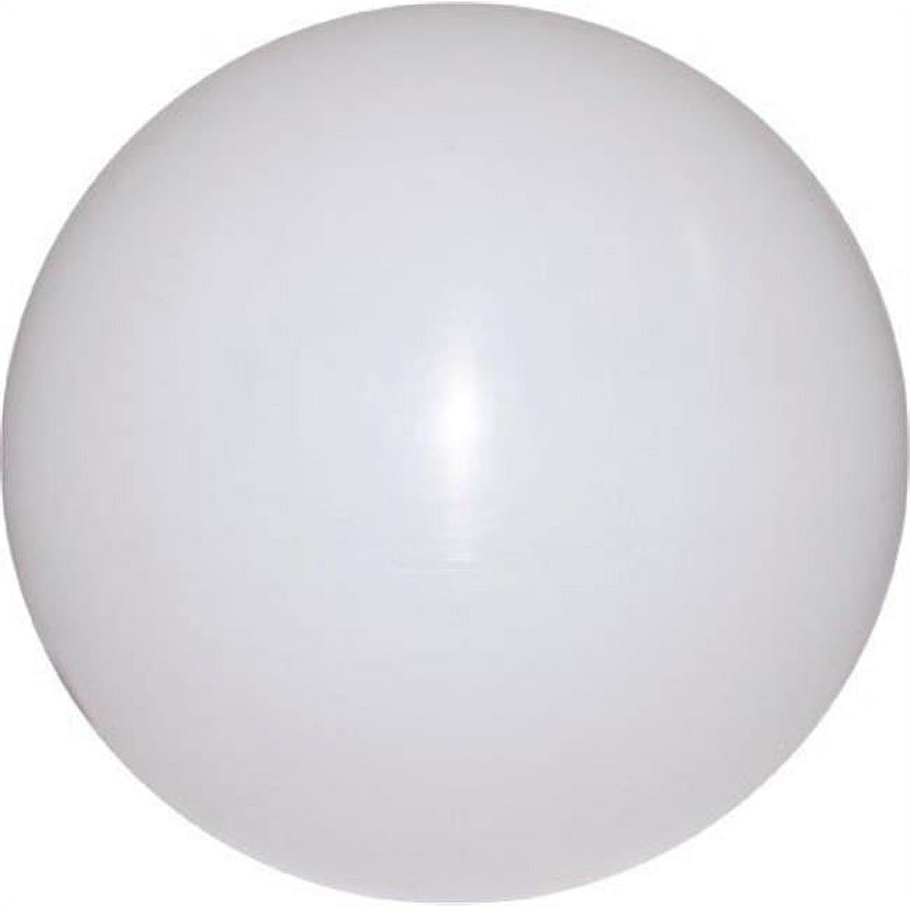 P-glb-63 16 X 5.25 In. Neckless Polyethylene White Globe