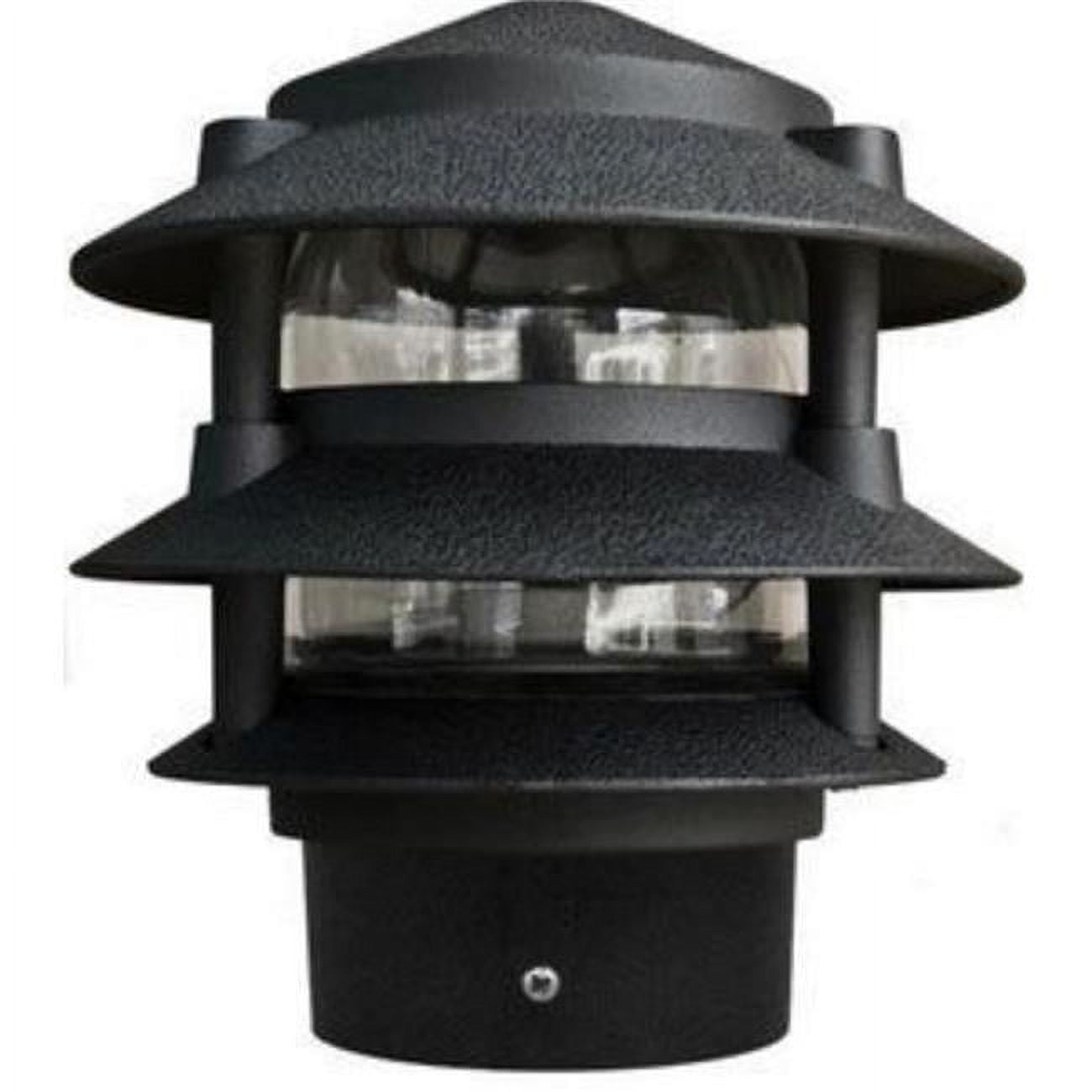 3 Tier Pagoda Light - 5w 120v, Black
