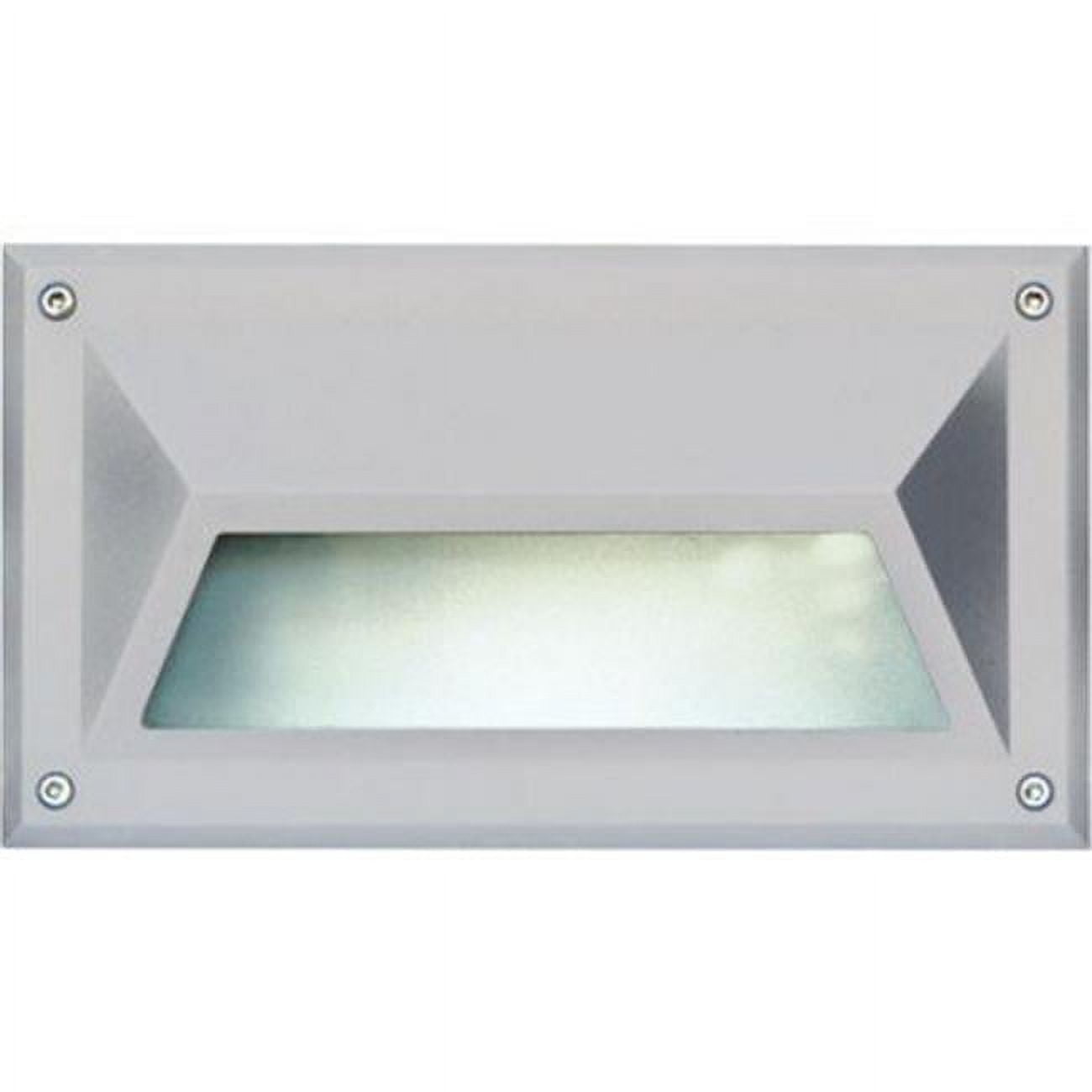 Recessed Hooded Brick, Step & Wall Light, White