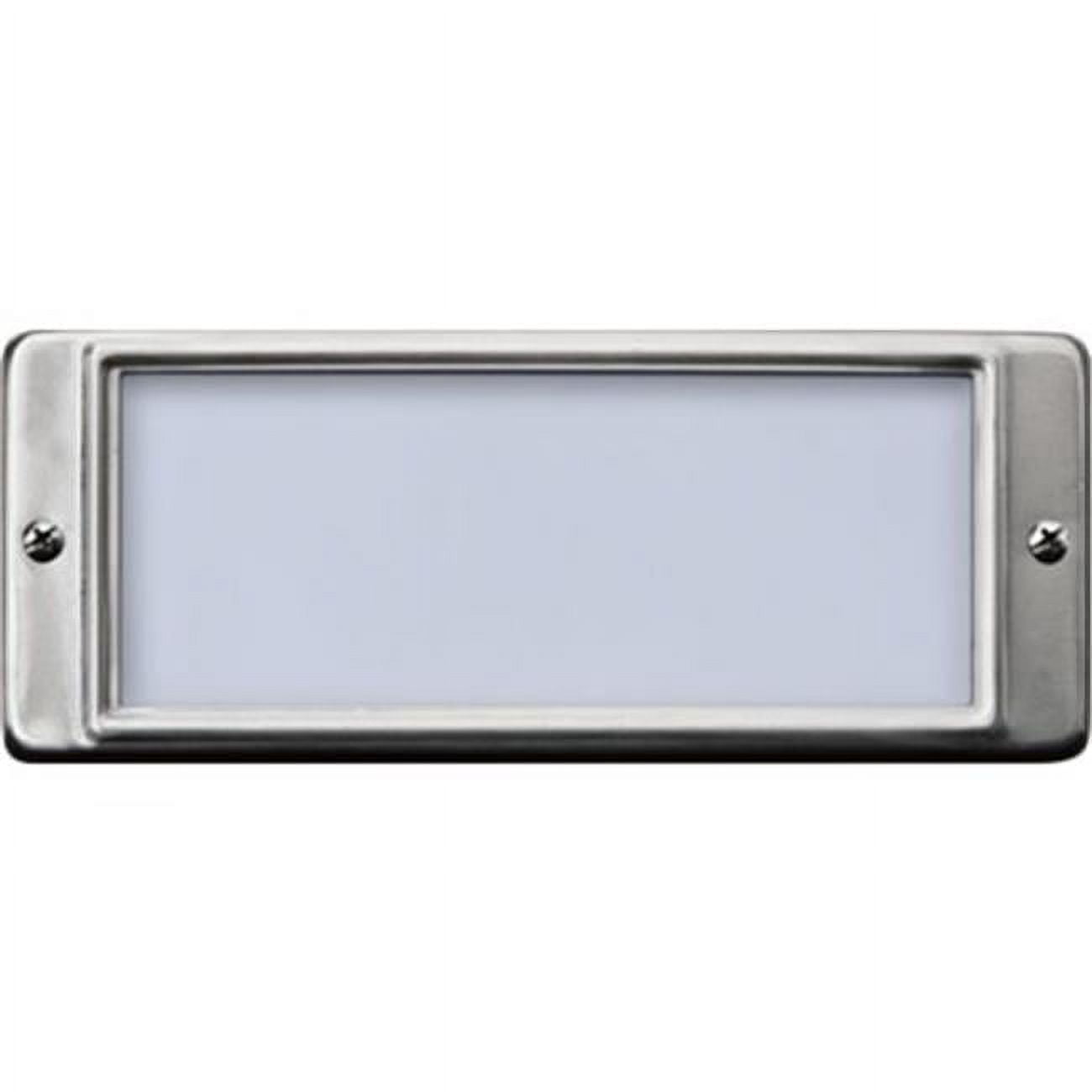 Recessed Open Face Brick, Step & Wall Fixture, 304 Stainless Steel