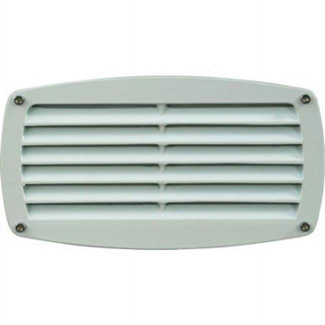 Recessed Louvered Brick, Step & Wall Light, White
