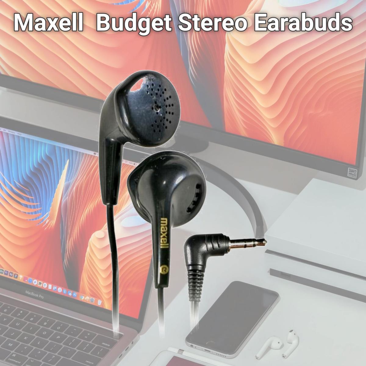 Picture of Maxell 190560 Budget Stereo Earabuds