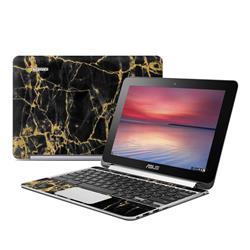 Marble Collection AFCB-BLACKGOLD Asus Flip Chromebook Skin - Black Gold Marble Marble Collection AFCB-BLACKGOLD Asus Flip Chromebook Skin - Black Gold Marble