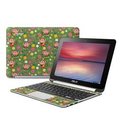Fluff AFCB-HULAM Asus Flip Chromebook Skin - Hula Monkeys Fluff AFCB-HULAM Asus Flip Chromebook Skin - Hula Monkeys