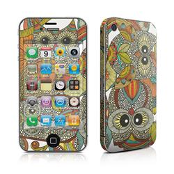 Valentina Ramos AIP4-4OWLS iPhone 4 Skin - 4 owls Valentina Ramos AIP4-4OWLS iPhone 4 Skin - 4 owls