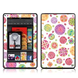 DecalGirl AKF-RNDFLWRS Kindle Fire Skin - Round Flowers DecalGirl AKF-RNDFLWRS Kindle Fire Skin - Round Flowers