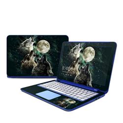 DecalGirl HS13-TWOLVES 13 in. HP Stream Skin - Three Wolf Moon DecalGirl HS13-TWOLVES 13 in. HP Stream Skin - Three Wolf Moon