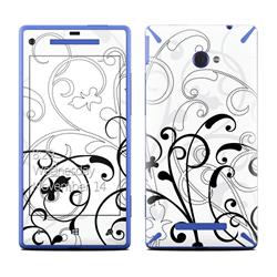 DecalGirl HTC8-WB-FLEUR HTC Windows 8X Skin - W&B Fleur DecalGirl HTC8-WB-FLEUR HTC Windows 8X Skin - W&B Fleur