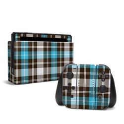 DecalGirl NSW-PLAID-TUR Nintendo Switch Skin - Turquoise Plaid DecalGirl NSW-PLAID-TUR Nintendo Switch Skin - Turquoise Plaid