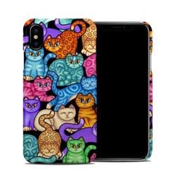DecalGirl AIPXCC-CLRKIT Apple iPhone X Clip Case - Colorful Kittens DecalGirl AIPXCC-CLRKIT Apple iPhone X Clip Case - Colorful Kittens