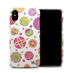 DecalGirl AIPXCC-RNDFLWRS Apple iPhone X Clip Case - Round Flowers DecalGirl AIPXCC-RNDFLWRS Apple iPhone X Clip Case - Round Flowers