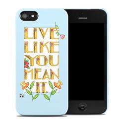 DecalGirl AIPSECC-YOUMEANIT Apple iPhone SE Clip Case - Mean It DecalGirl AIPSECC-YOUMEANIT Apple iPhone SE Clip Case - Mean It