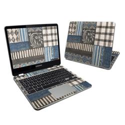 DecalGirl SCBPL-CCHIC-BLU Samsung Chromebook Plus Skin - Country Chic Blue DecalGirl SCBPL-CCHIC-BLU Samsung Chromebook Plus Skin - Country Chic Blue