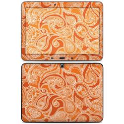 DecalGirl SGT4-PAISORN 10.1 in. Samsung Galaxy Tab 4 Skin - Paisley In Orange DecalGirl SGT4-PAISORN 10.1 in. Samsung Galaxy Tab 4 Skin - Paisley In Orange