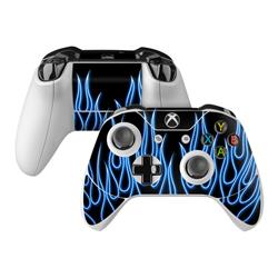 DecalGirl XBOC-NFLAMES-BLU Microsoft Xbox One Controller Skin - Blue Neon Flames DecalGirl XBOC-NFLAMES-BLU Microsoft Xbox One Controller Skin - Blue Neon Flames