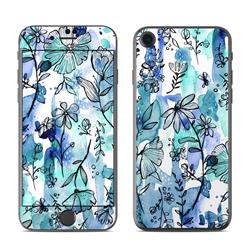 DecalGirl AIP7-BLUEINK Apple iPhone 7 Skin - Blue Ink Floral DecalGirl AIP7-BLUEINK Apple iPhone 7 Skin - Blue Ink Floral
