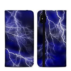 DecalGirl AIPXFC-APOC-BLU Apple iPhone X Folio Case - Apocalypse Blue DecalGirl AIPXFC-APOC-BLU Apple iPhone X Folio Case - Apocalypse Blue