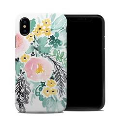 DecalGirl AIPXHC-BLUSHEDFLOWERS Apple iPhone X Hybrid Case - Blushed Flowers DecalGirl AIPXHC-BLUSHEDFLOWERS Apple iPhone X Hybrid Case - Blushed Flowers