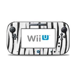 Wiiuc-tiger-wht Nintendo Wii U Controller Skin - White Tiger Stripes