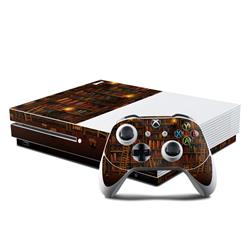 Xbos-library Microsoft Xbox One S Console & Controller Kit Skin - Library