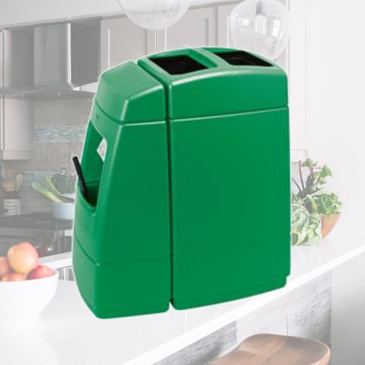Picture of DCI Marketing 75813699 55 gal Haven 1 Side Fold Towel, Green