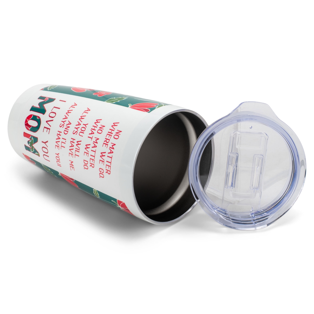 Picture of Dicksons ESSTUMW-17 Tumbler Mom No Matter Where 20 Oz White