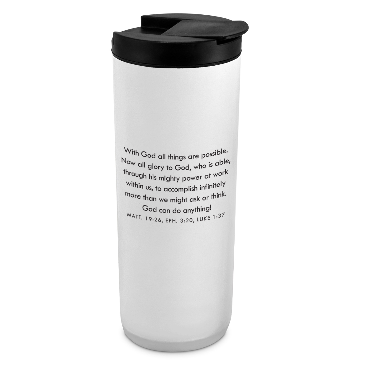 Picture of Dicksons 37014 Tumbler With God All Tings Are Possible