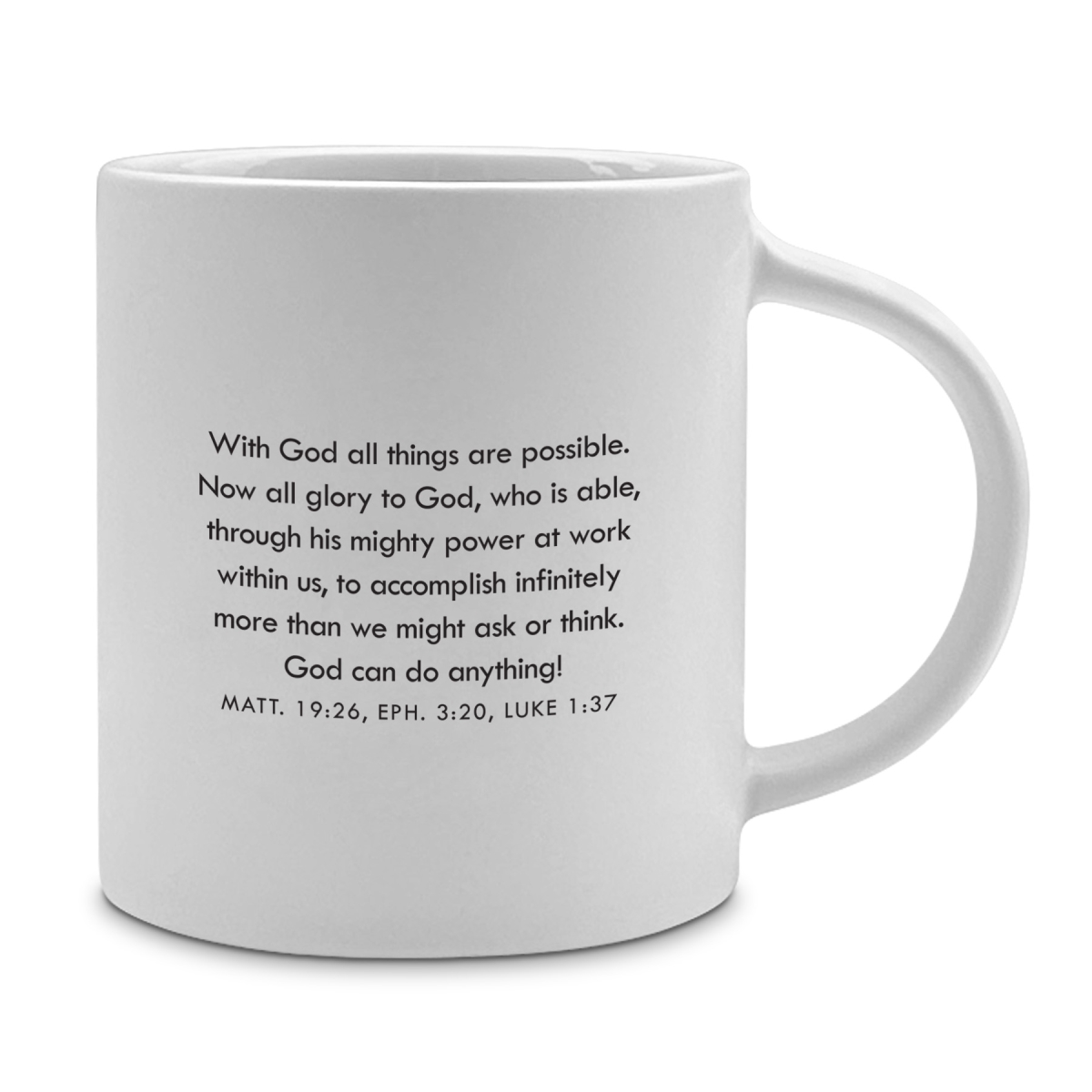 Picture of Dicksons 18486 Mug With God All Things Are Possible