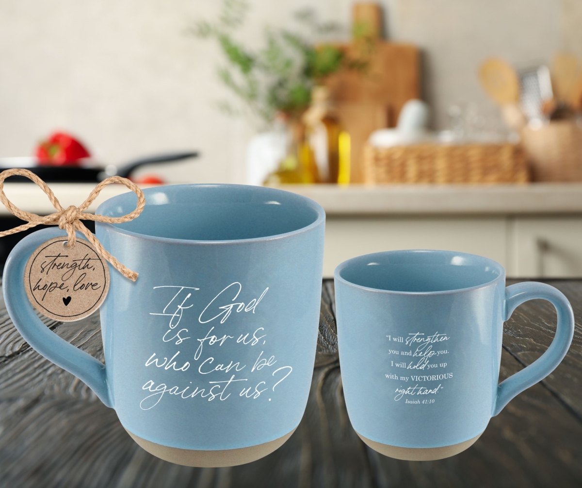 Picture of Dicksons 18429 Mug If God Is For Us Who Is Against Us