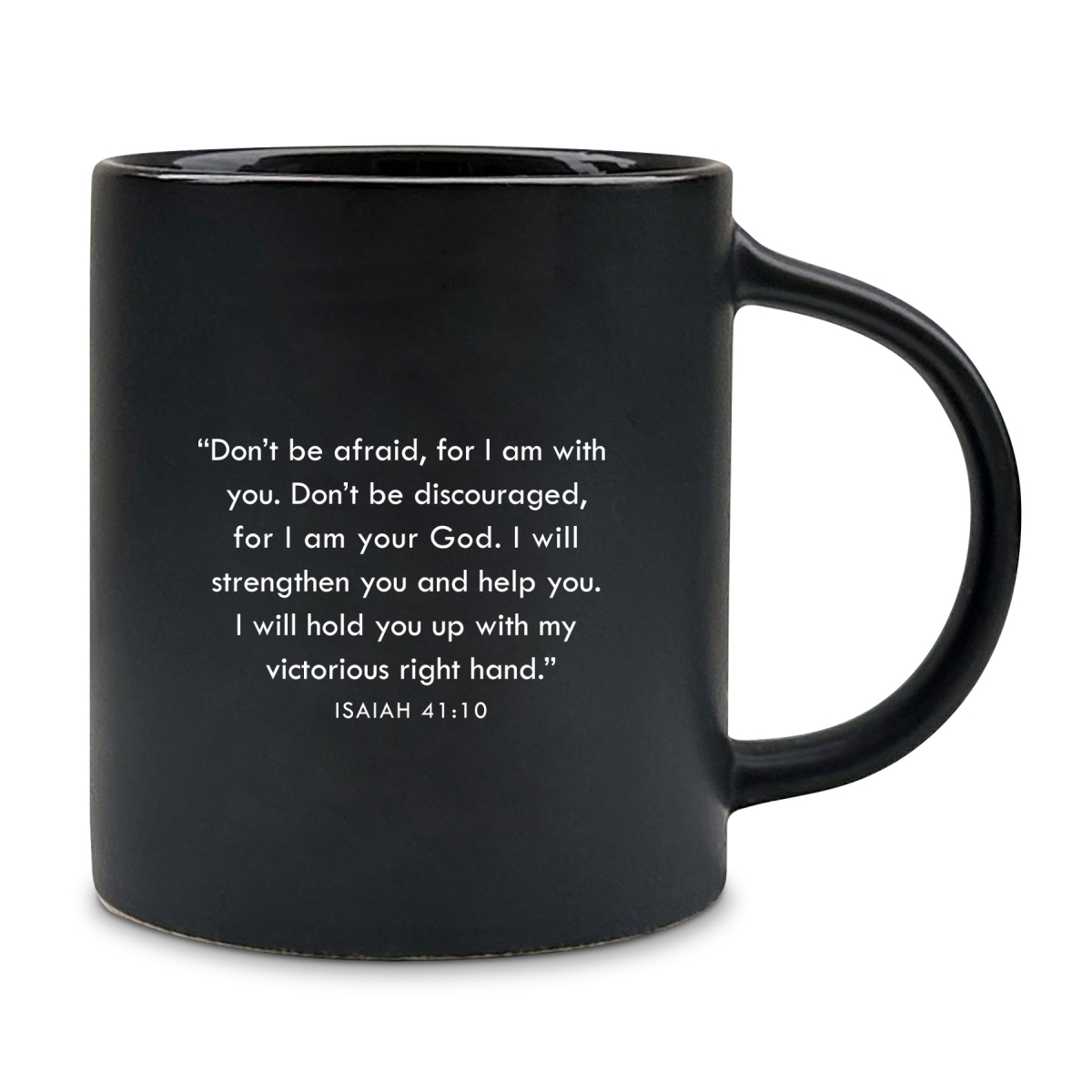 Picture of Dicksons 18483 Mug Strength Do Not Be Afraid Black 18Oz