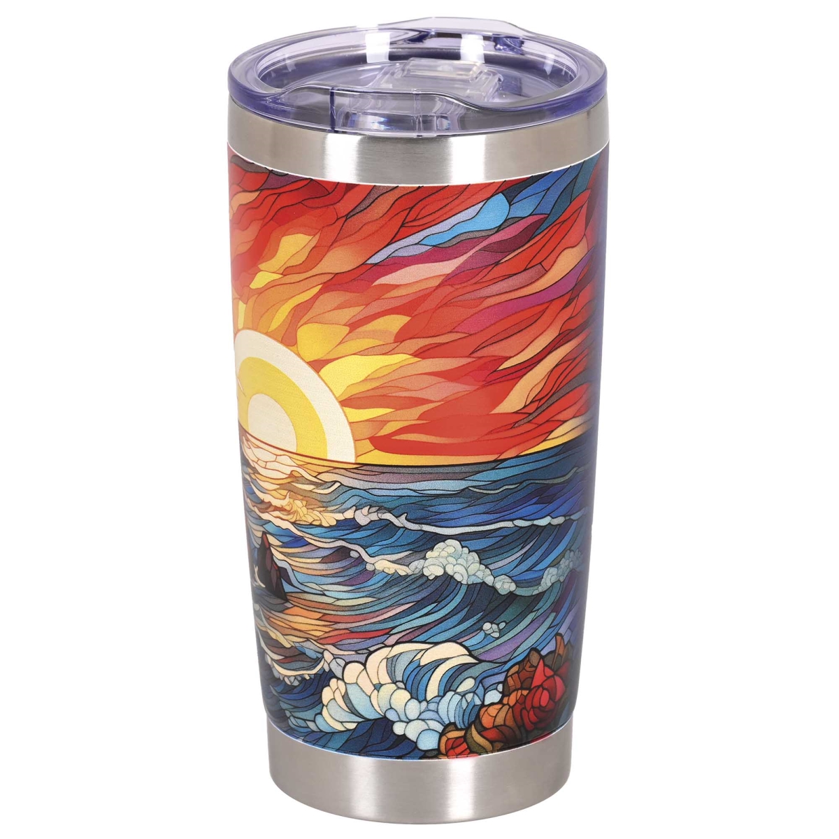 Picture of Dicksons SSTUMSS-10 Tumbler It Is Well With My Soul 20 Oz