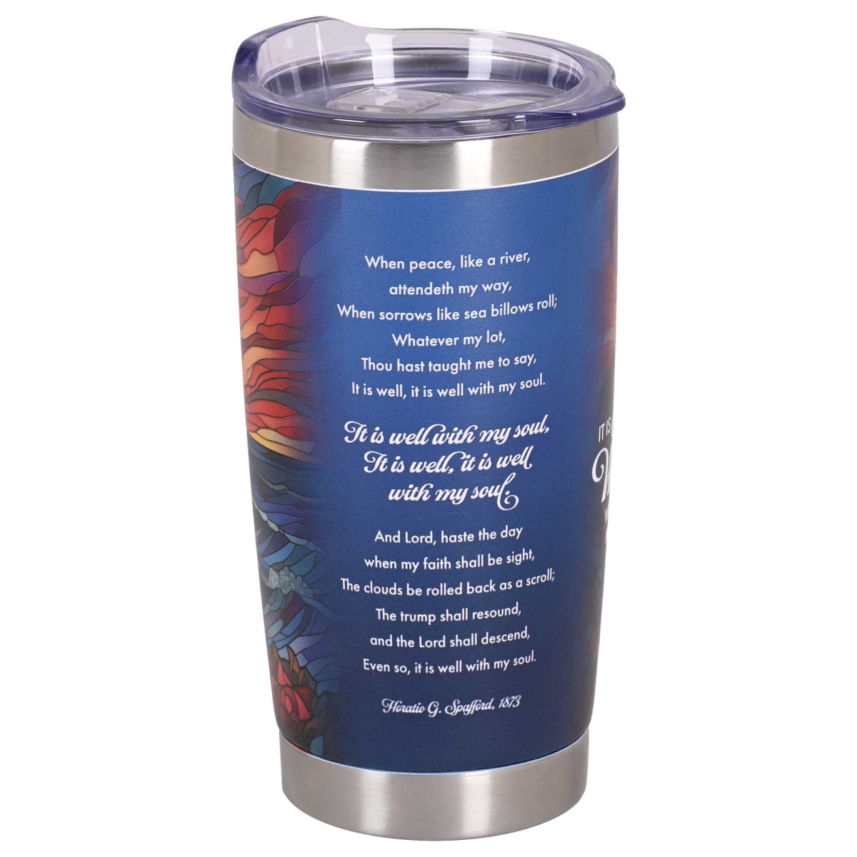 Picture of Dicksons SSTUMSS-10 Tumbler It Is Well With My Soul 20 Oz