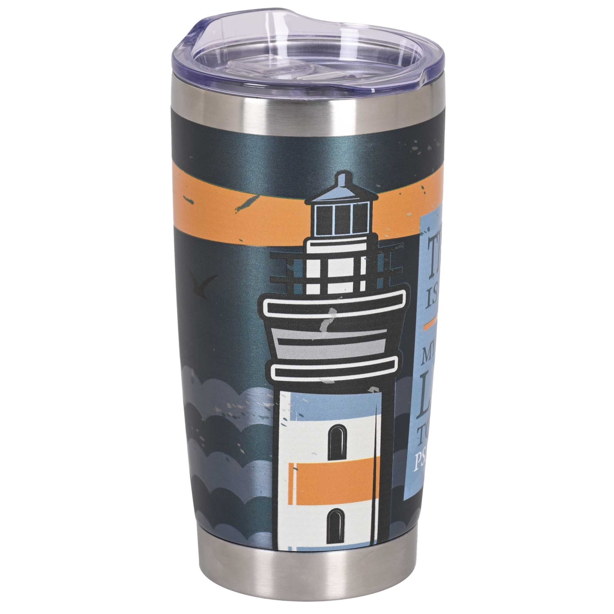 Picture of Dicksons SSTUMSS-8 Tumbler Lighthouse Your Word Is A 20 Oz