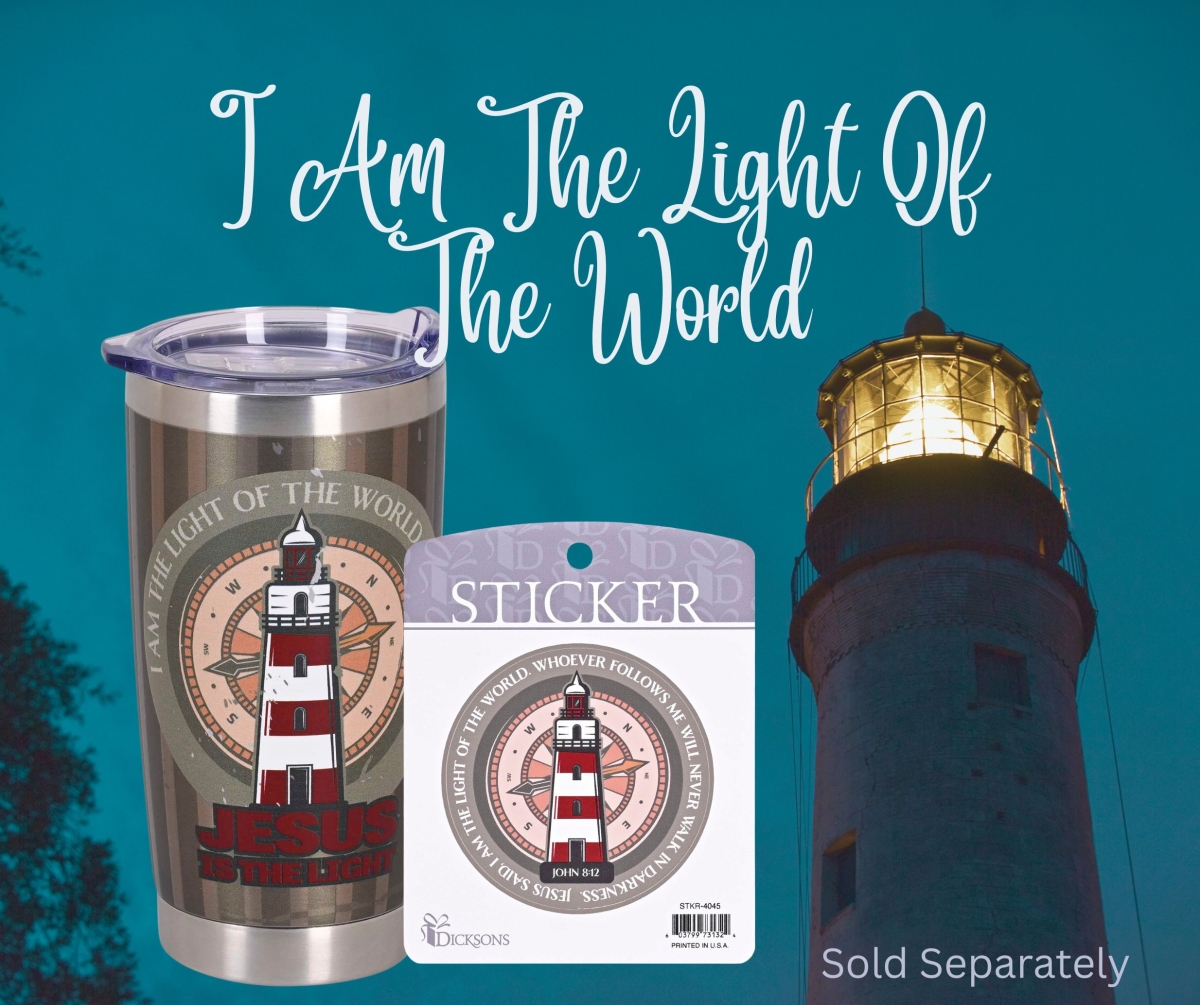 Picture of Dicksons SSTUMSS-9 Tumbler Lighthouse I Am The Light 20 Oz